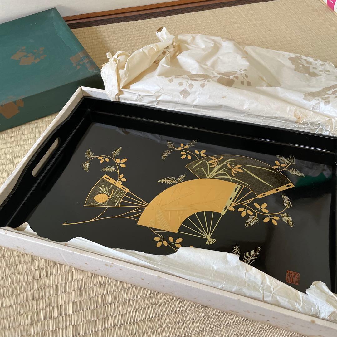 八雲漆器トレイ