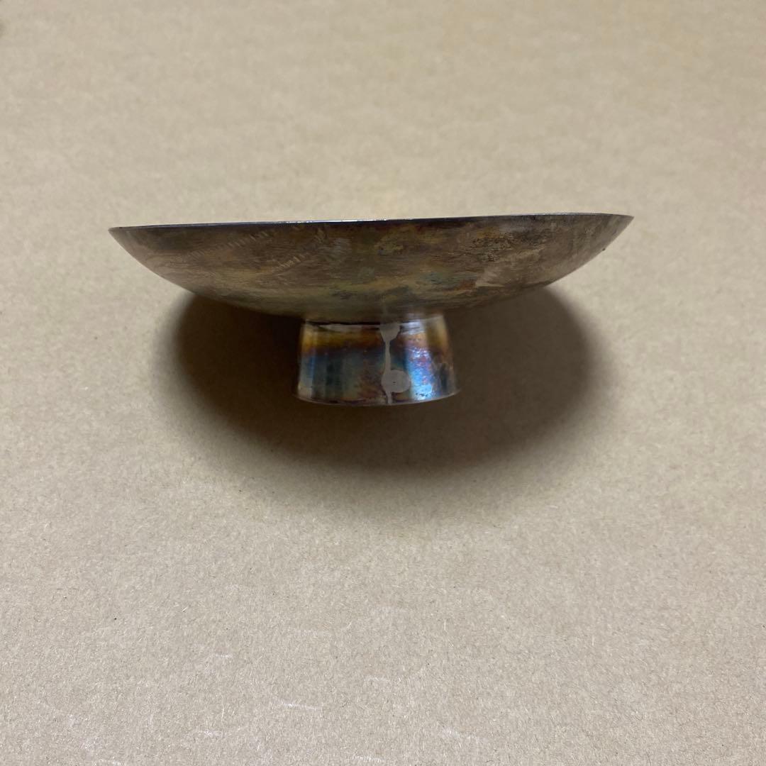 純銀刻印あり　重量約132g 銀盃 銀杯