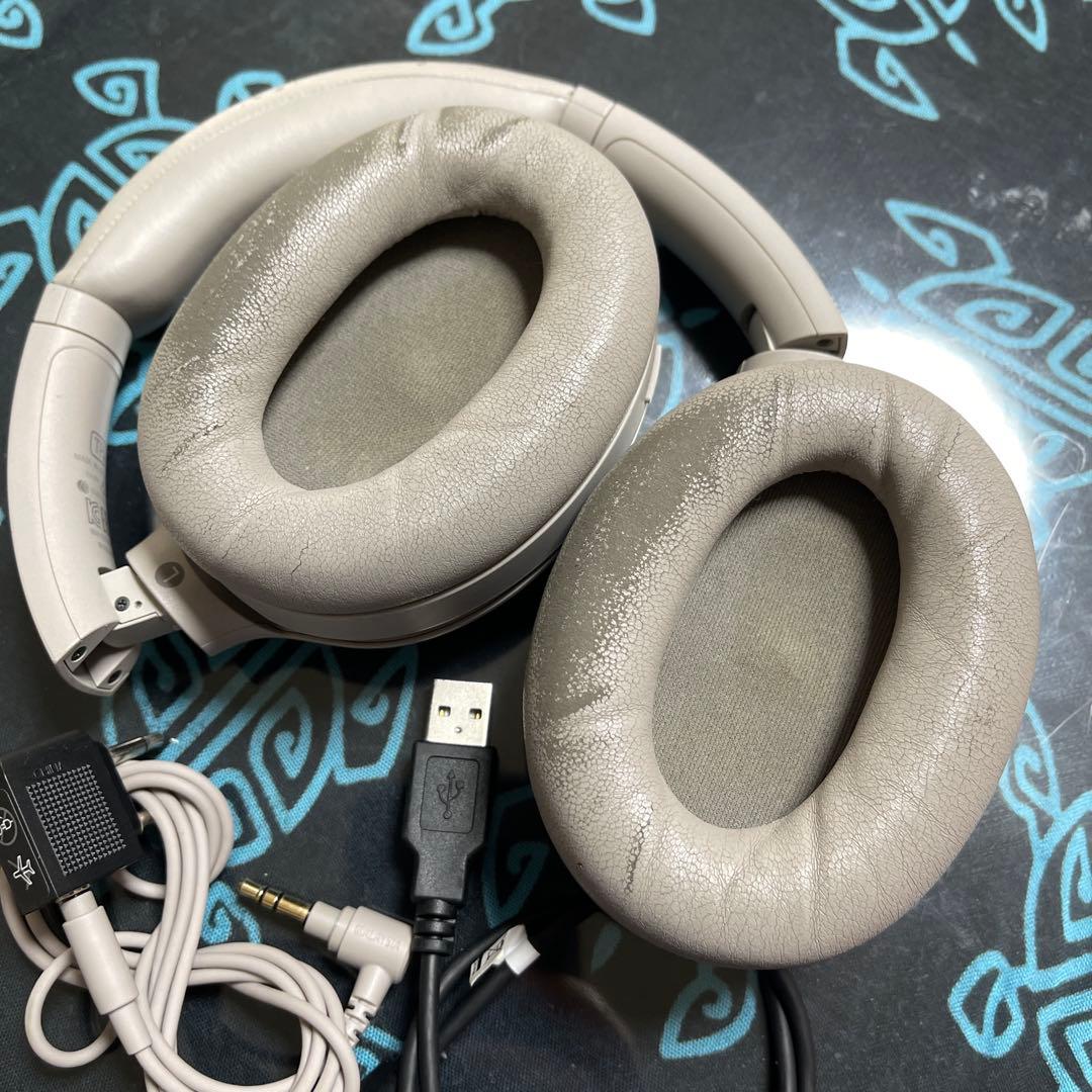 SONY ワイヤレスヘッドホン USB・3.5mmケーブル付属