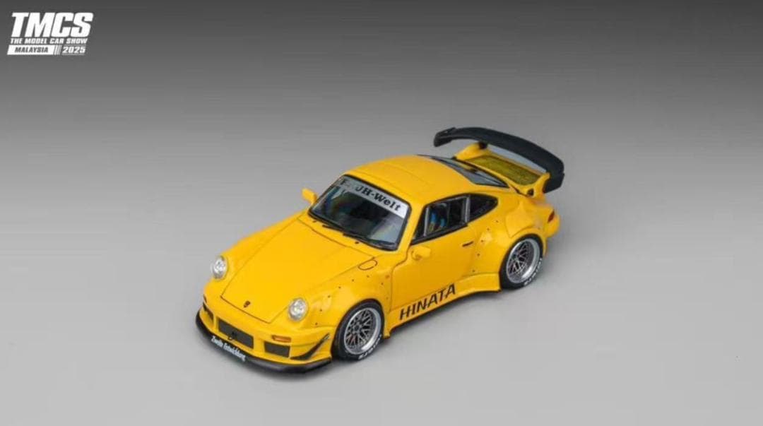 PGM 1/64 ポルシェ RWB 930 フル開閉モデル イエロー 限定
