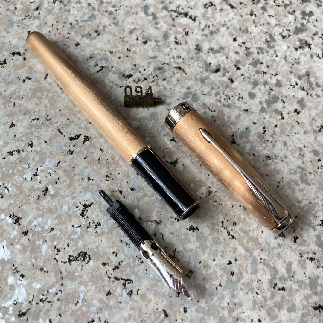#094 オーバーホール済み 万年筆 パーカー SONNET 18k