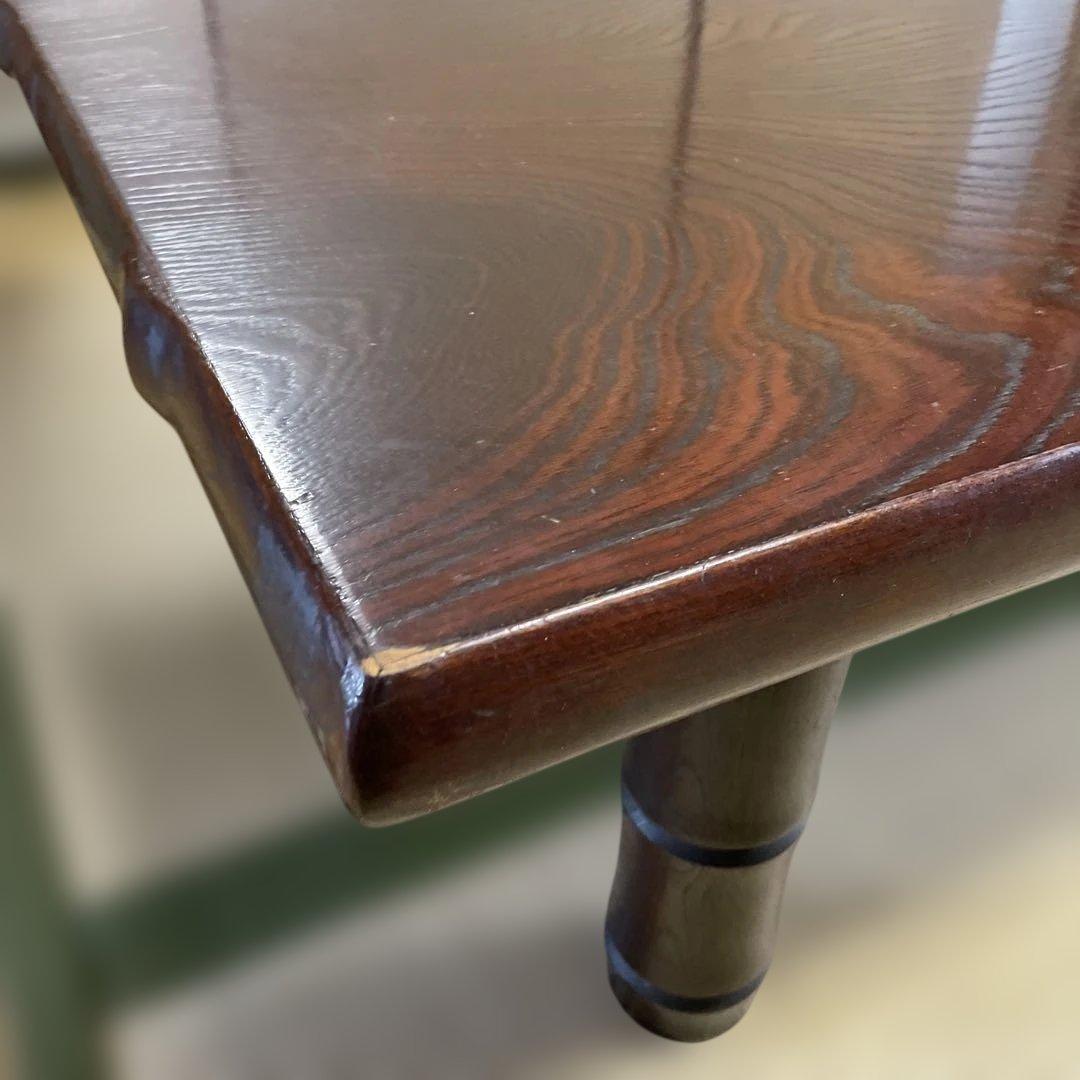 木製 座卓 和室テーブル 木目 ダークブラウン