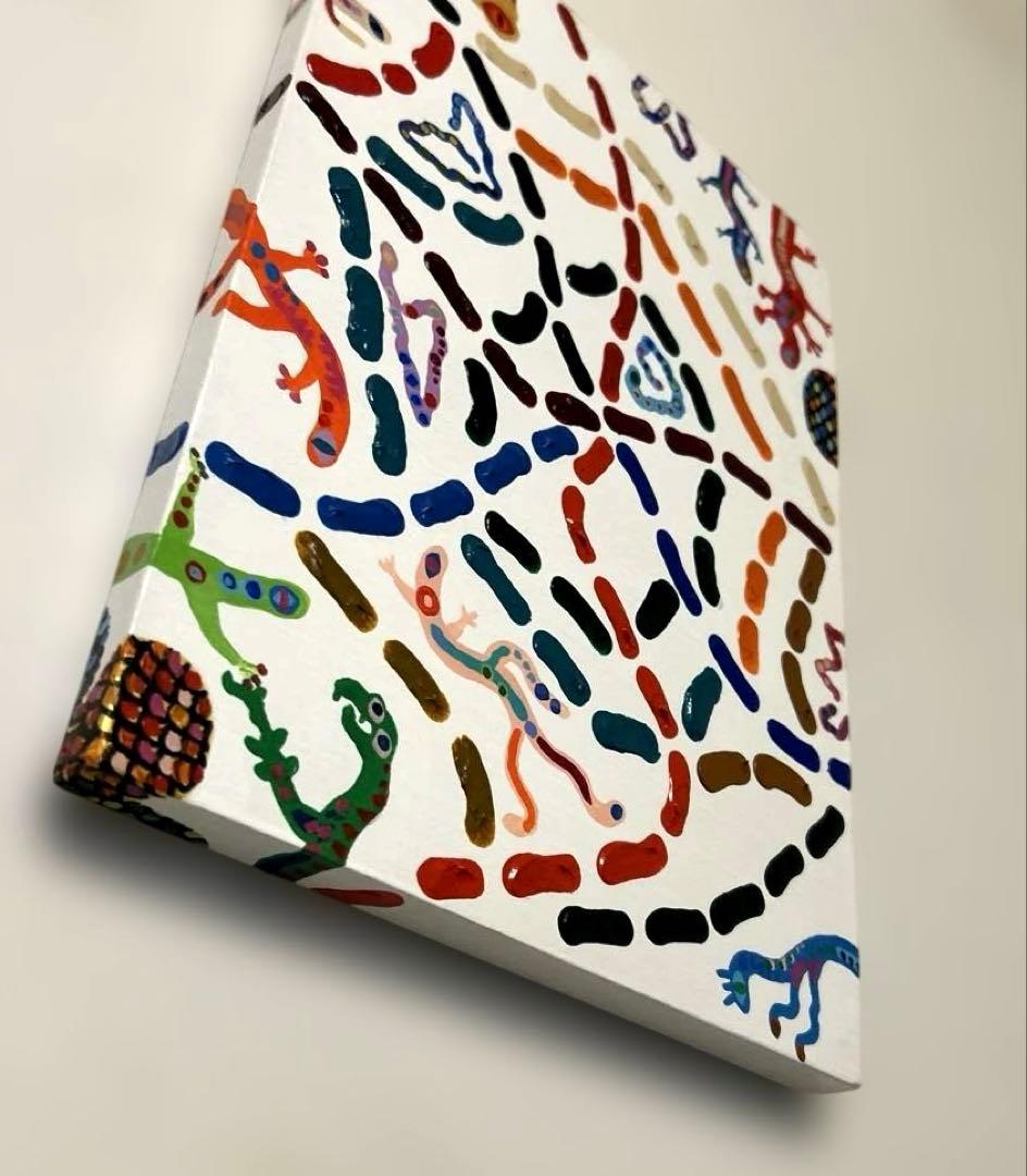 正規品）神木佐和子　４号　現代アート原画絵画検索用）バンクシー草間弥生カウズ油彩