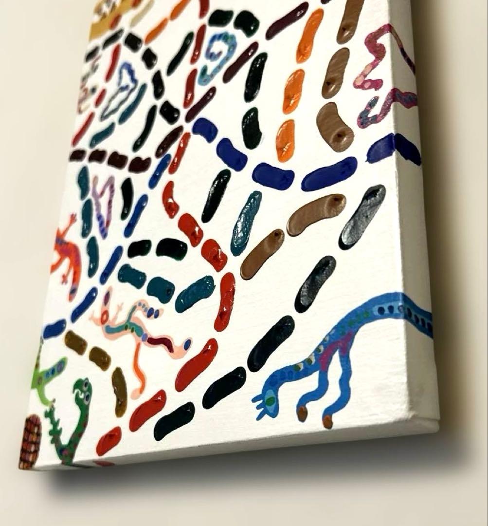 正規品）神木佐和子　４号　現代アート原画絵画検索用）バンクシー草間弥生カウズ油彩