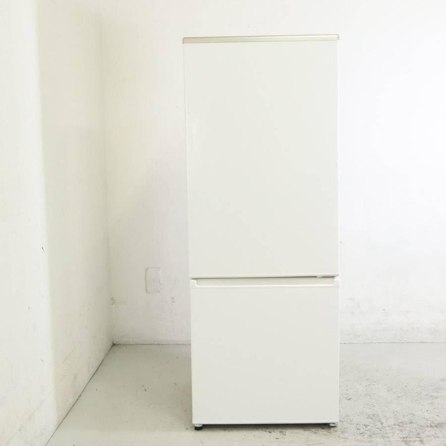 22年製 アクア 201L 2ドア 冷蔵庫 AQR-20MBK(W) 白 右開き