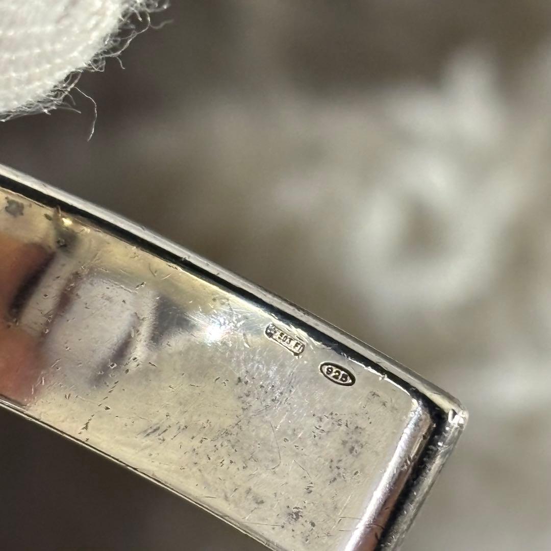 GUCCI シルバーバングル　silver925 サイズ18 腕輪　ブレスレット