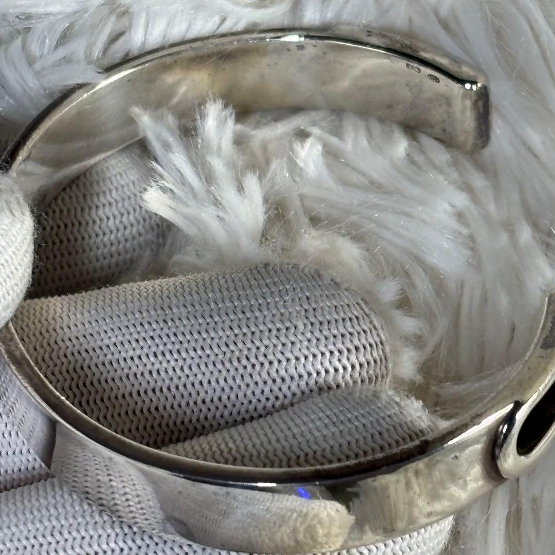 GUCCI シルバーバングル　silver925 サイズ18 腕輪　ブレスレット