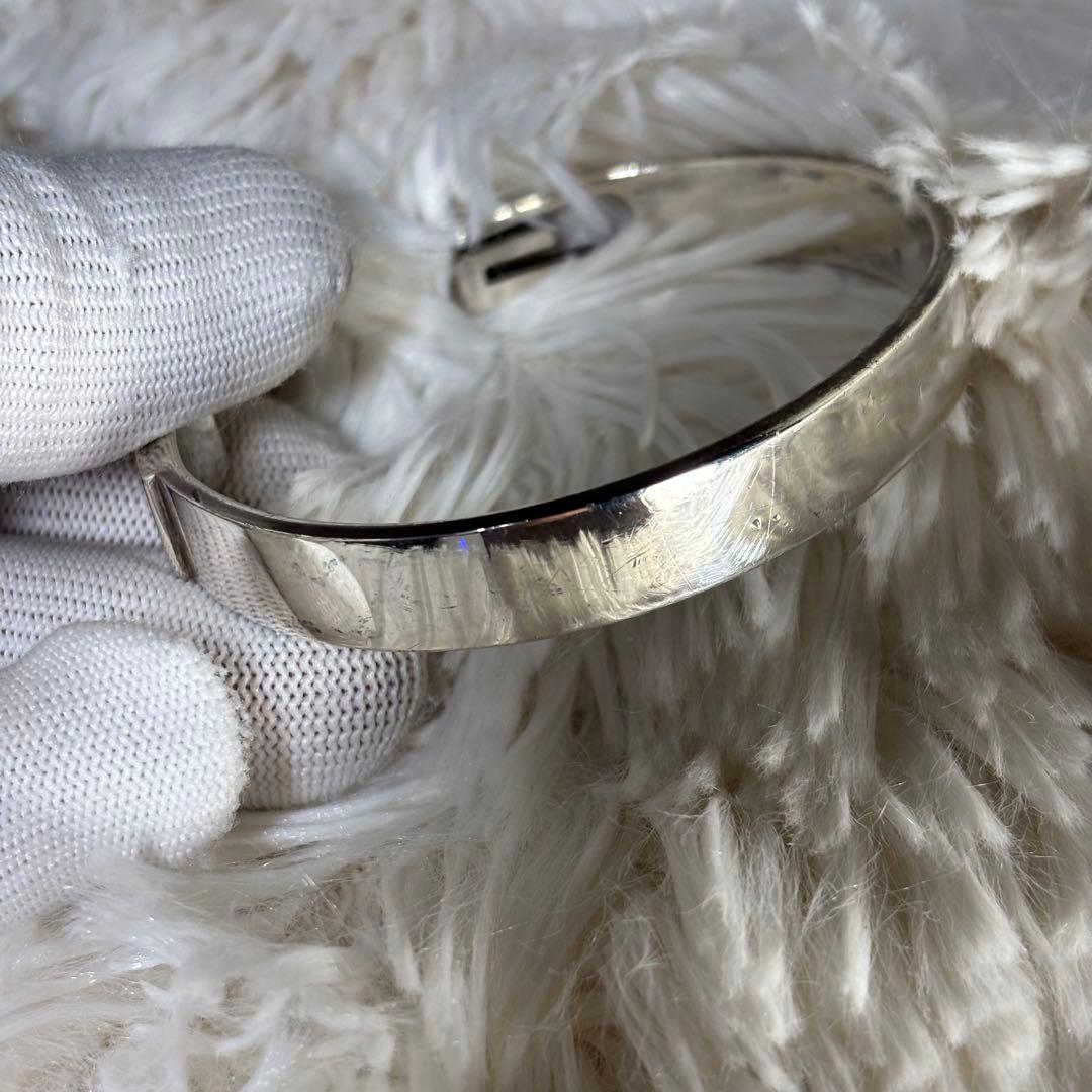 GUCCI シルバーバングル　silver925 サイズ18 腕輪　ブレスレット