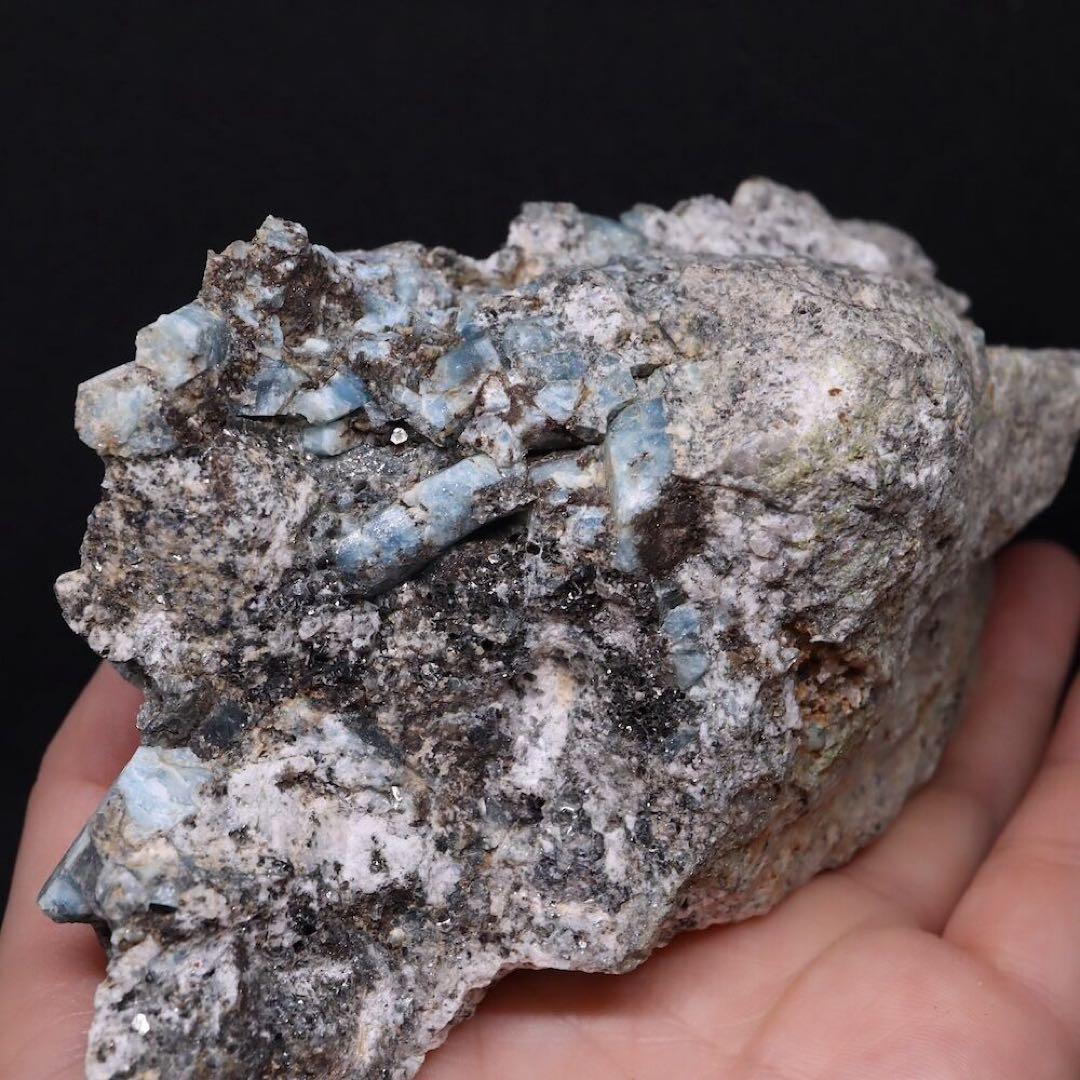 自主採掘！アクアマリン カリフォルニア665.7g　AQ255 鉱物　原石天然石