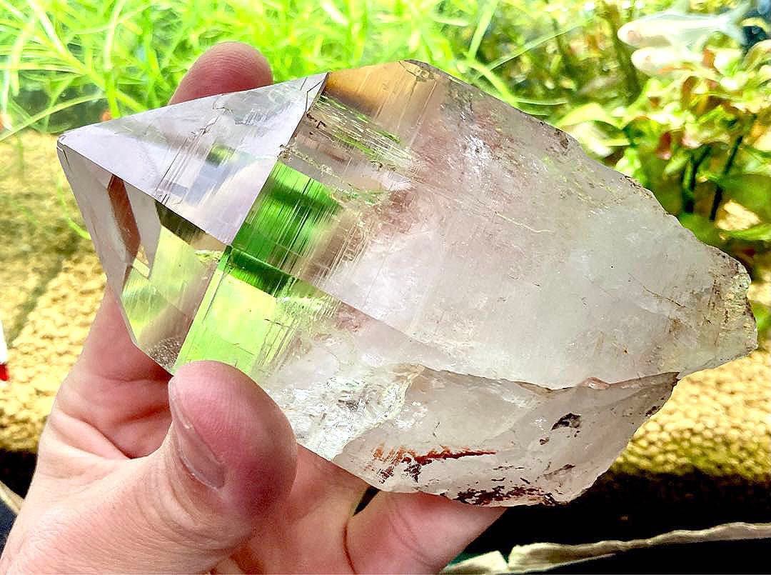 クニ　再販不可　夢幻品質　幻のカイラス聖山産　虹のヒマラヤレムリアンの原石