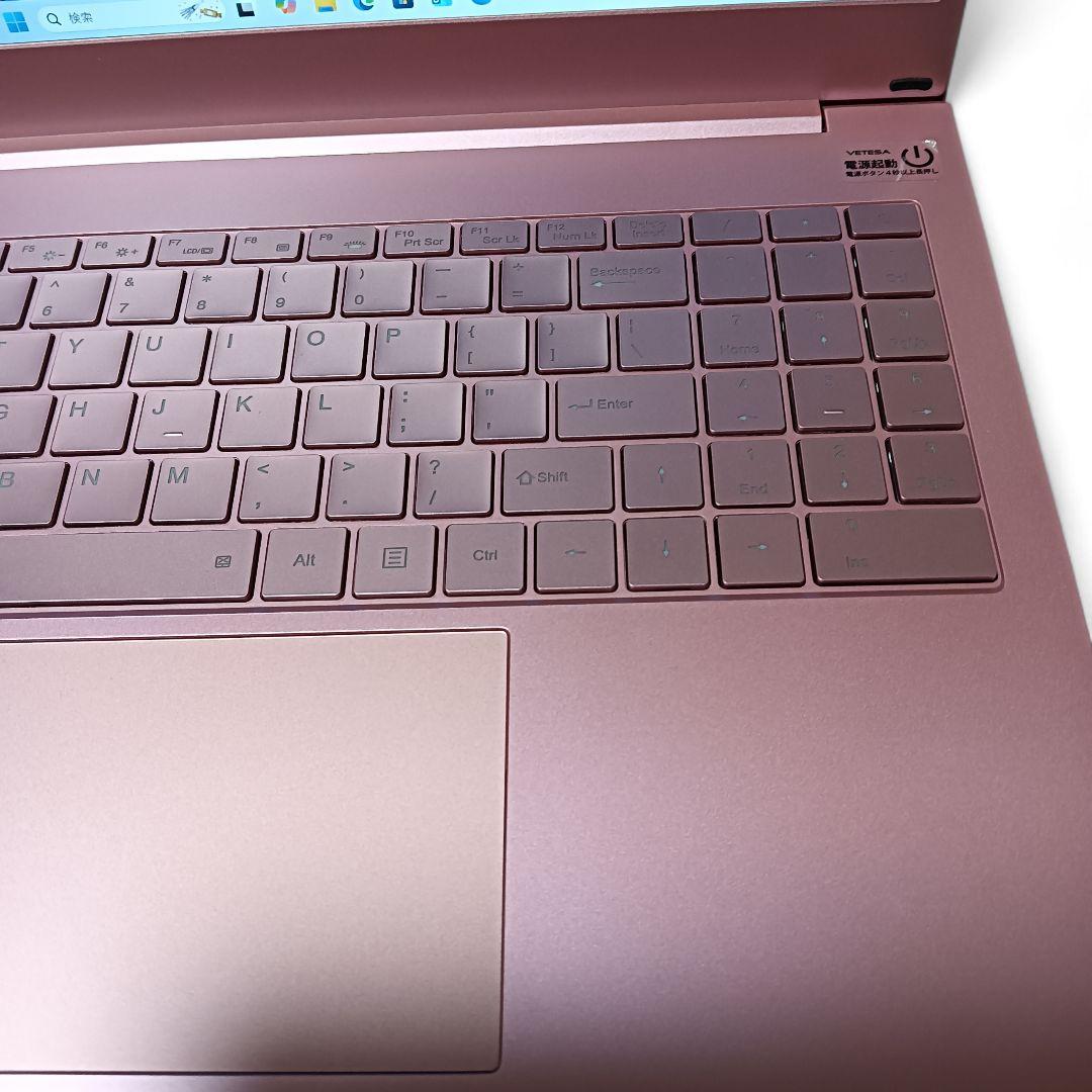 【美品】16GB/指紋認証/第11世代N5095/Office　ノートパソコン