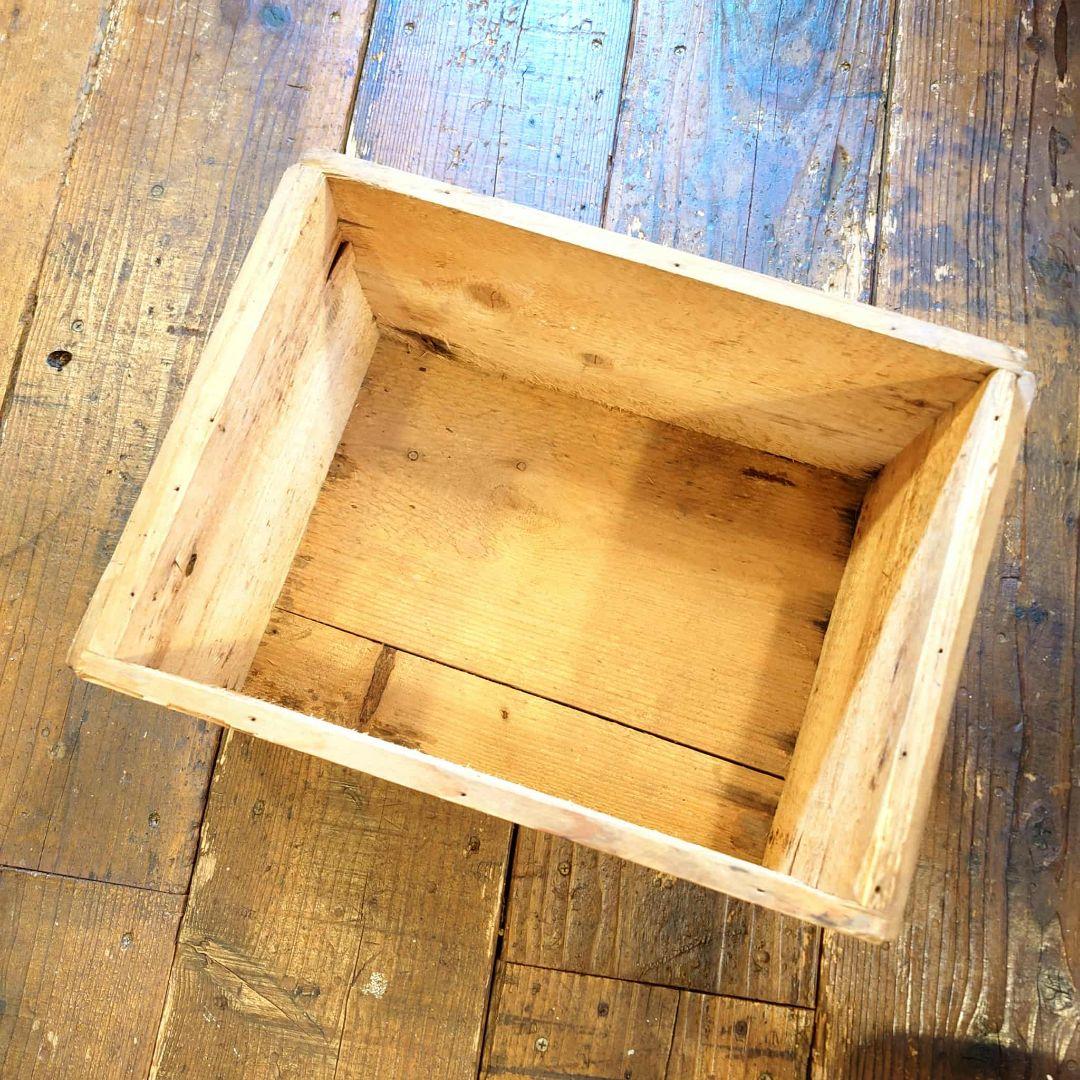 ミツワ肝油ドロップ　木箱　明治時代　アンティーク　インダストリアル　古木