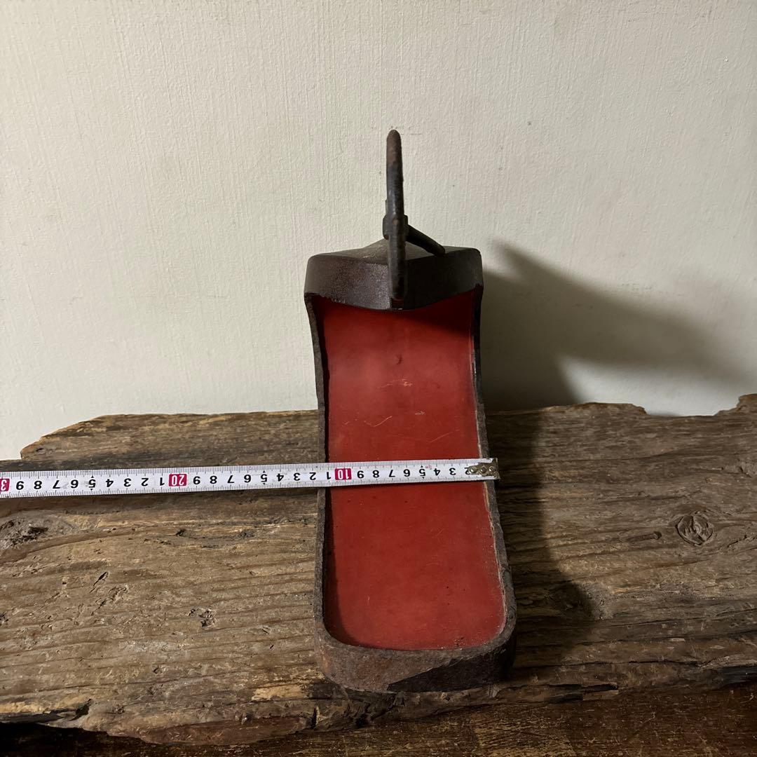 時代　馬の鎧　片方のみ　根来　古道具　アンティーク　骨董花器　検:白洲正子　李朝