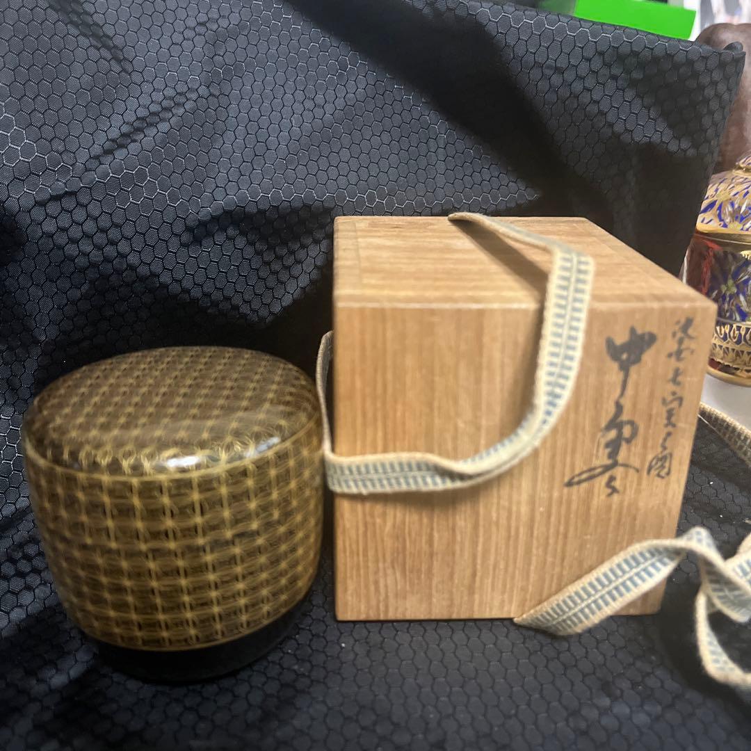 茶道具 棗 中型 木製