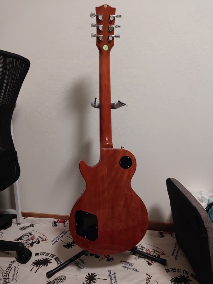 【グレー】Bacchus BLP-FMH/R HB レスポールタイプ