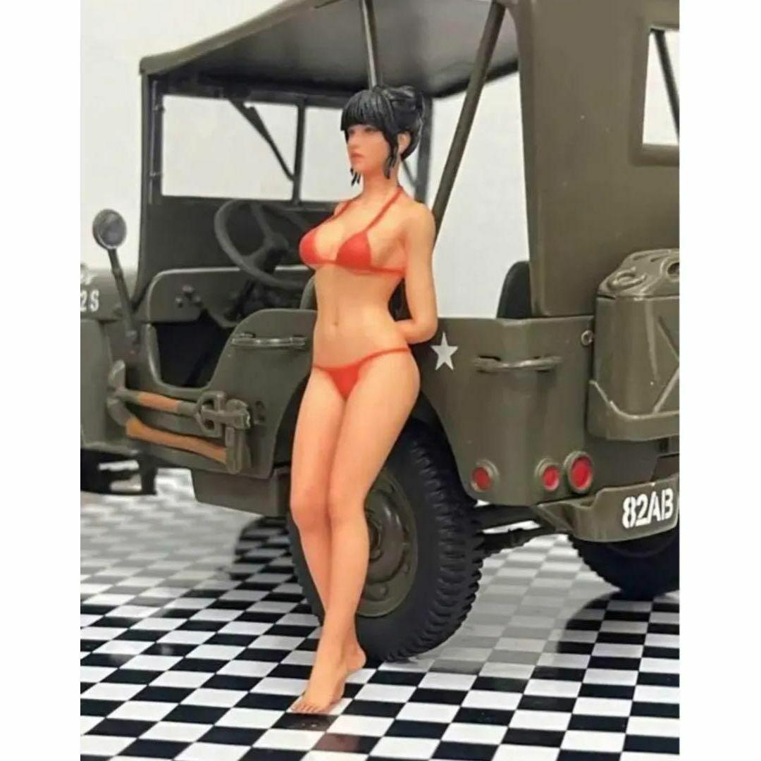 JOY2-RED 1/18★フィギュア★1/64より大★ミニカーに★ジオラマに