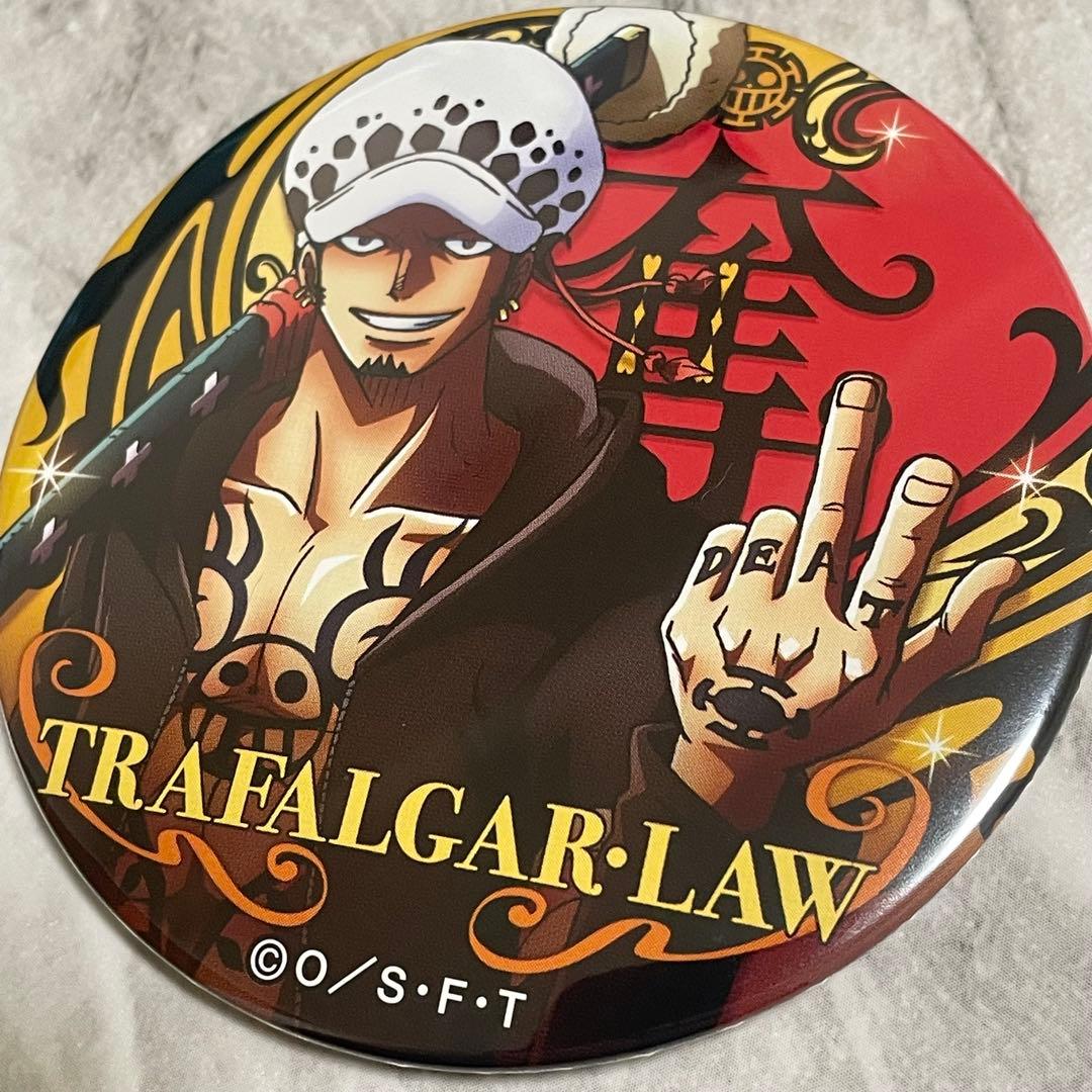 缶バッジ 4点 トラファルガー・ロー 輩缶バッジ ワノ国 ラグナシア