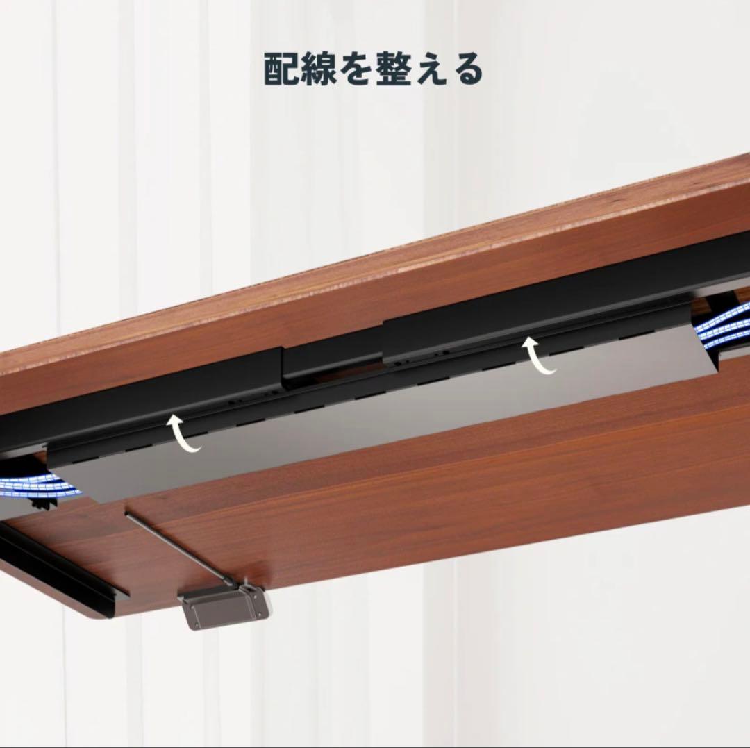 【新品未使用】FlexiSpot電動昇降デスクE7 Pro 黒（脚+天板)