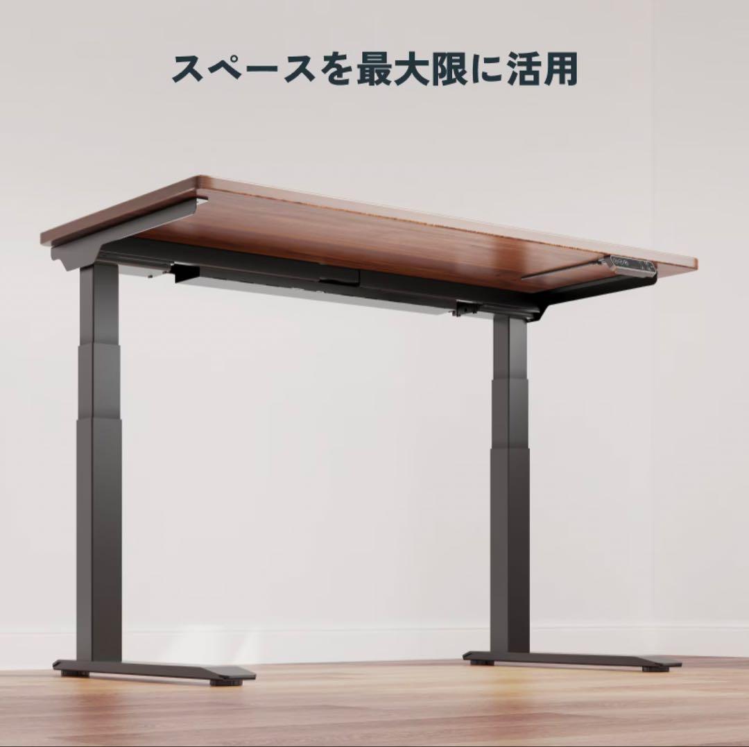 【新品未使用】FlexiSpot電動昇降デスクE7 Pro 黒（脚+天板)