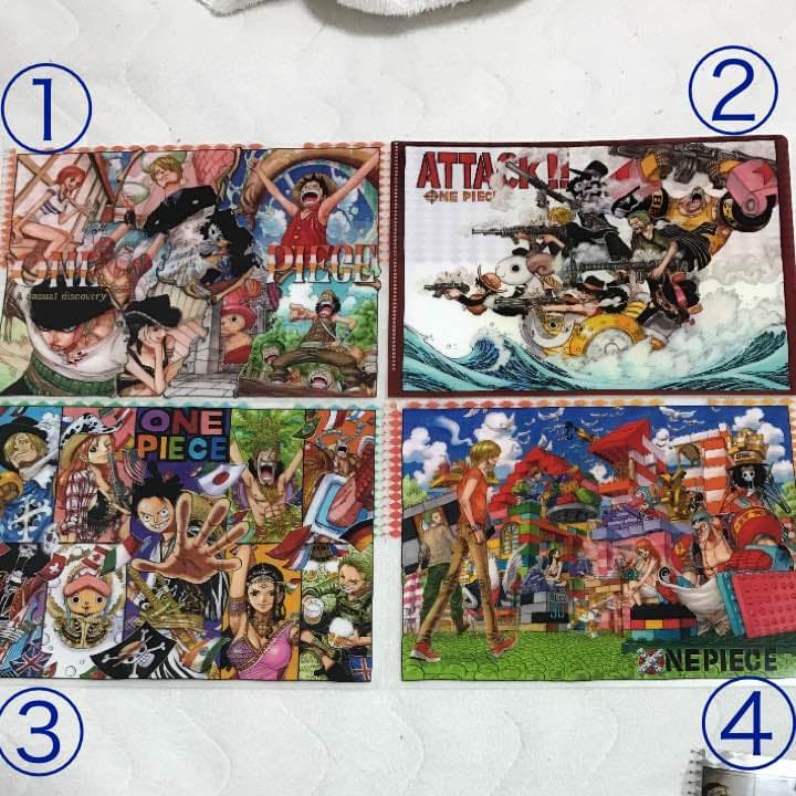 ワンピース 連載20周年記念 大宴会フェア A5サイズ クリアファイル