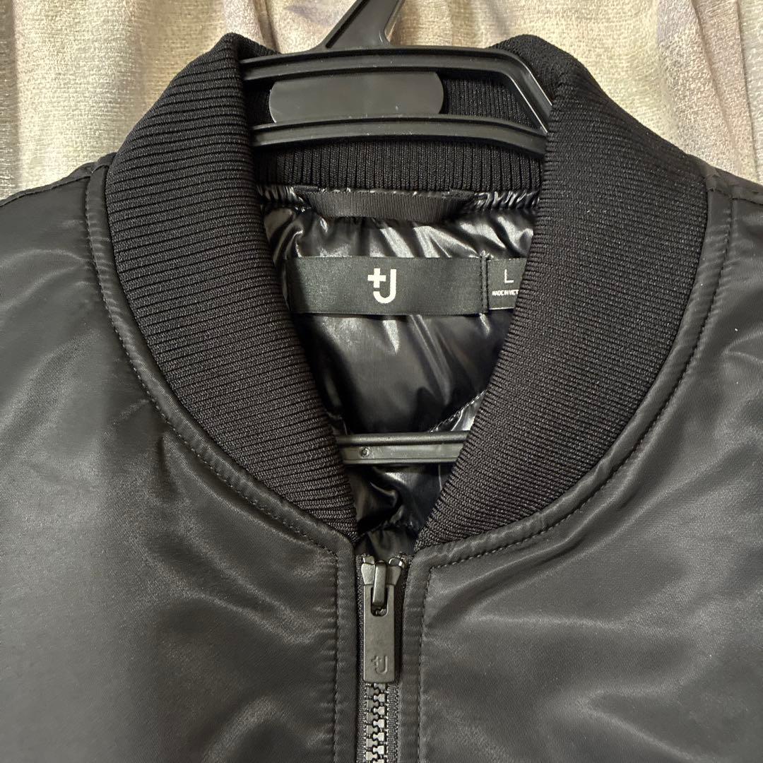 【+J2026復刻】ユニクロハイブリッドダウンオーバーサイズ　MA1 サイズL