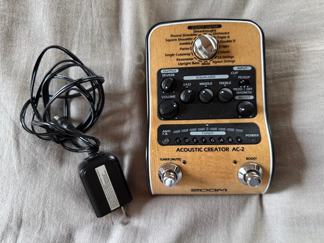 s*u様 ZOOM AC-2 アコースティックエフェクター