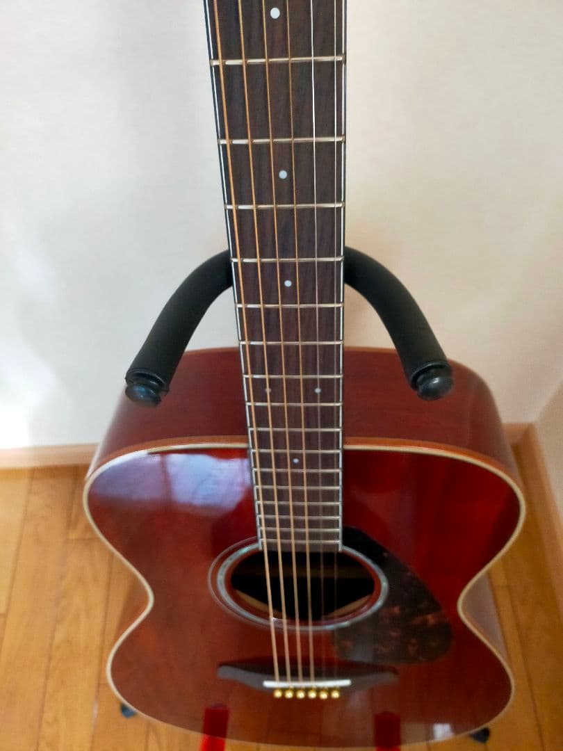 美品！YAMAHA FS850 オールマホガニー アコギ 牛骨仕様！弦高調整済！