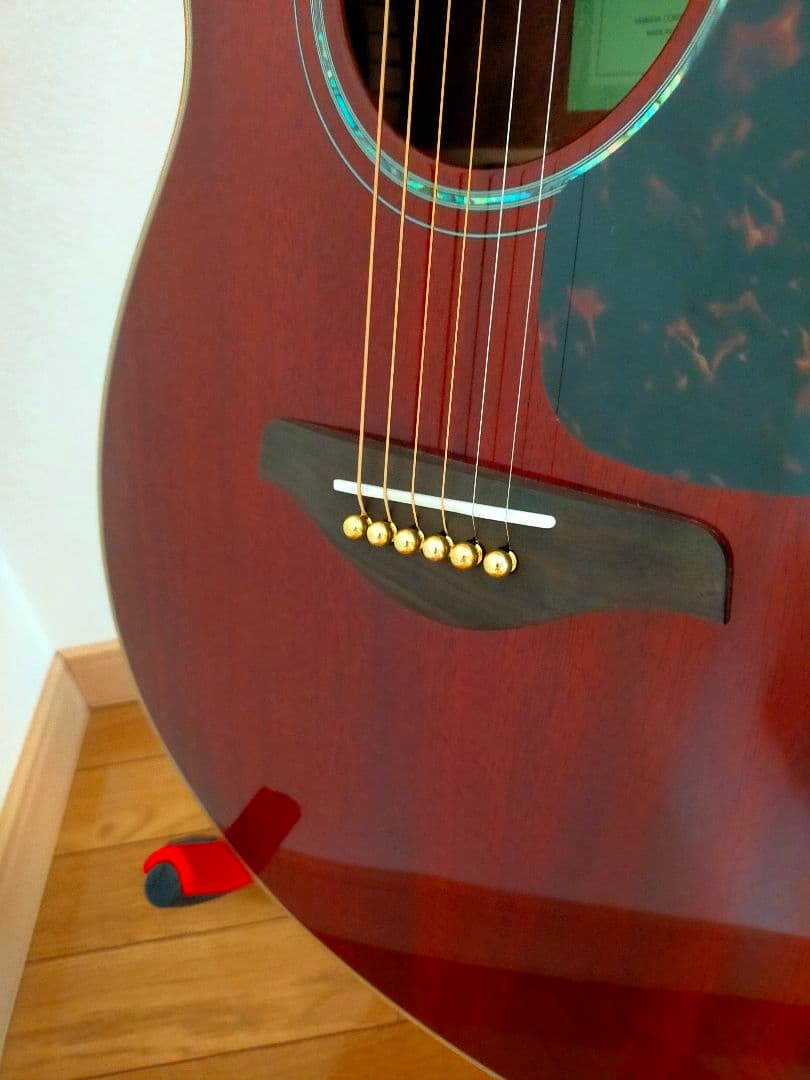 美品！YAMAHA FS850 オールマホガニー アコギ 牛骨仕様！弦高調整済！