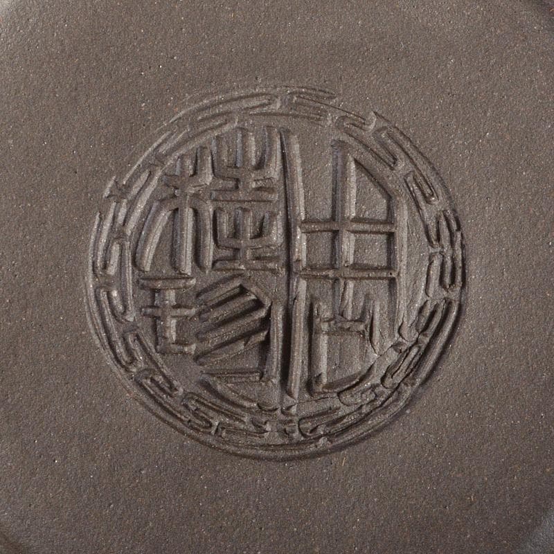 中国　周桂珍銘　紫砂　朱泥　急須　茶壷　M　R5620