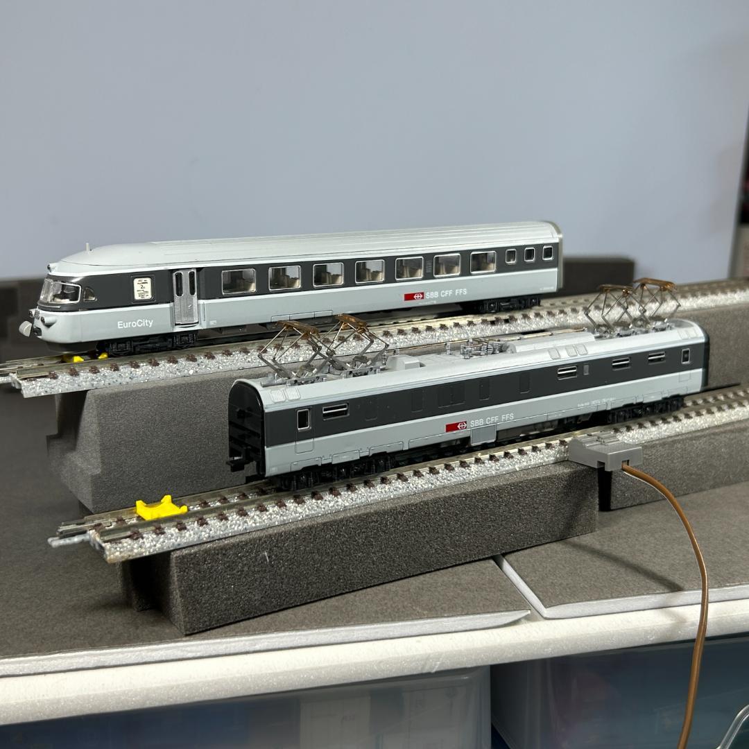 KATO SBB CFF FFS RABe ”ユーロシティ”6両セット 動作良好