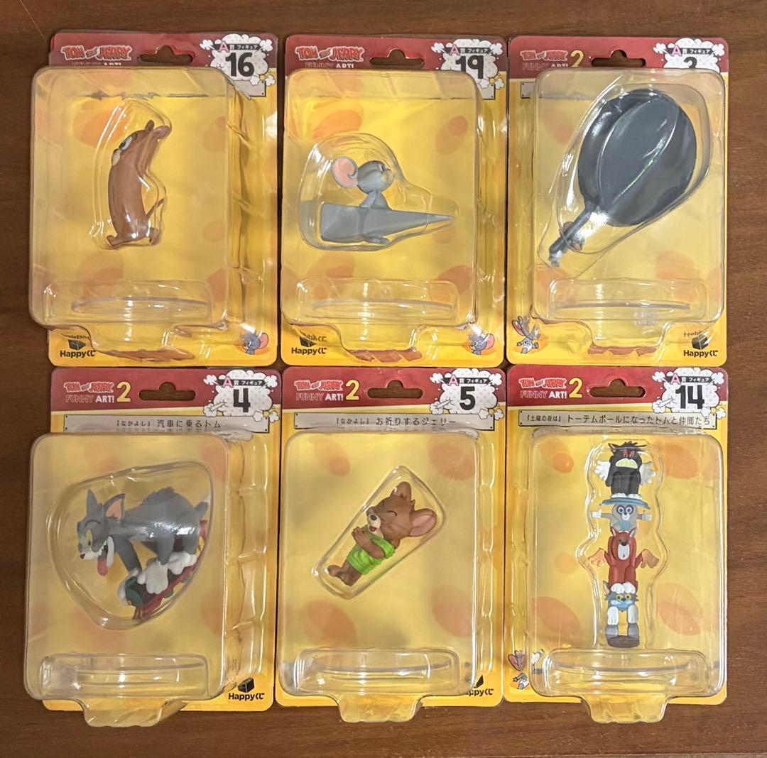 k*k様 トムとジェリー ハッピーくじ FUNNY ART フィギュア 20個セ