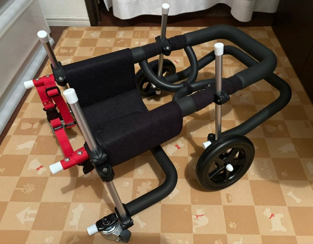 処分 歩犬舎 小型犬用 オーダーメイド 4輪車いす 四輪 4輪 車いす 車椅子