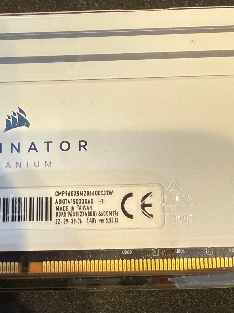 CORSAIR DDR5メモリ96GBセットXMP DDR5-6600/6800