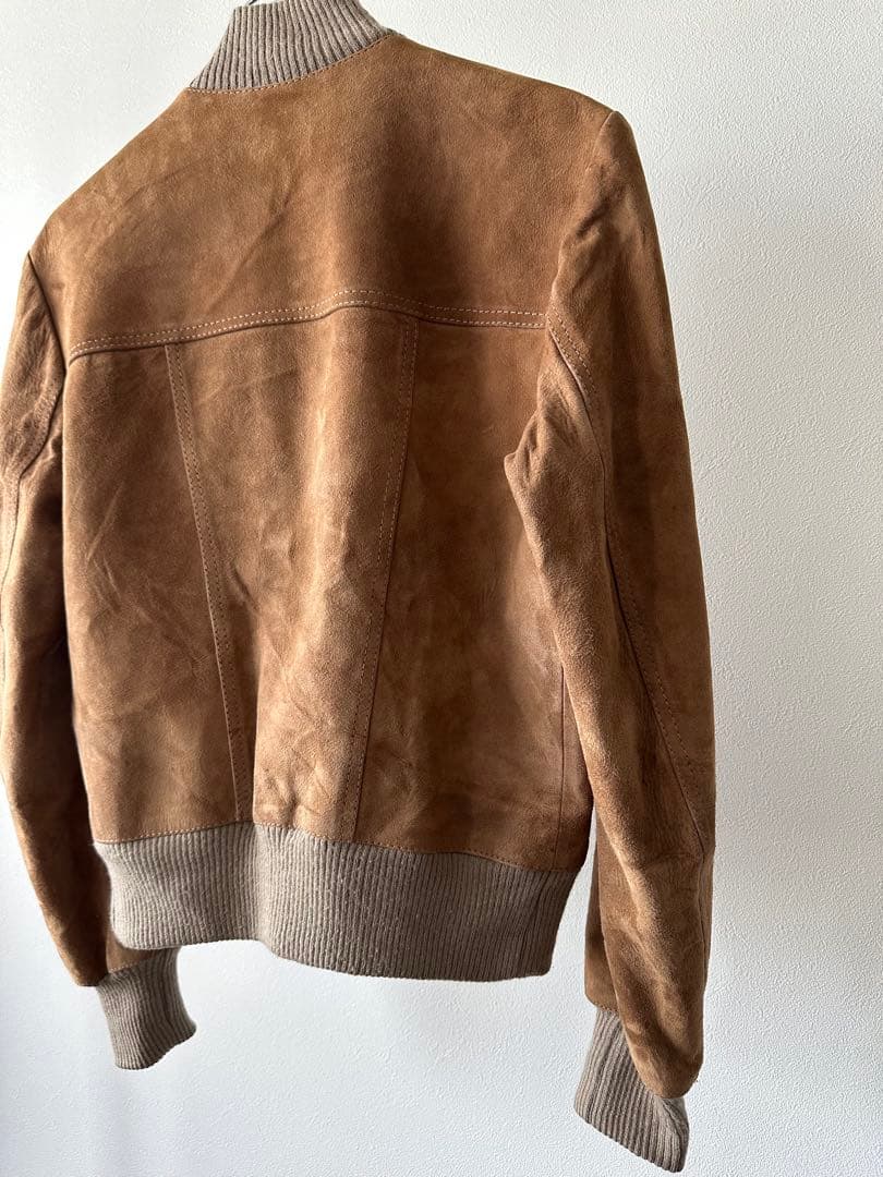 70s スエードレザーブルゾン