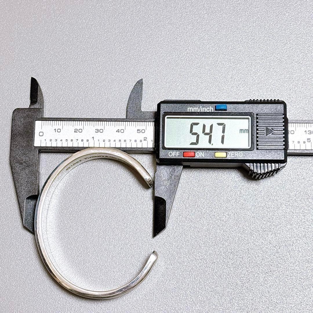 【美品】Tiffany ティファニー ナロー カフ ワイド バングル SV925