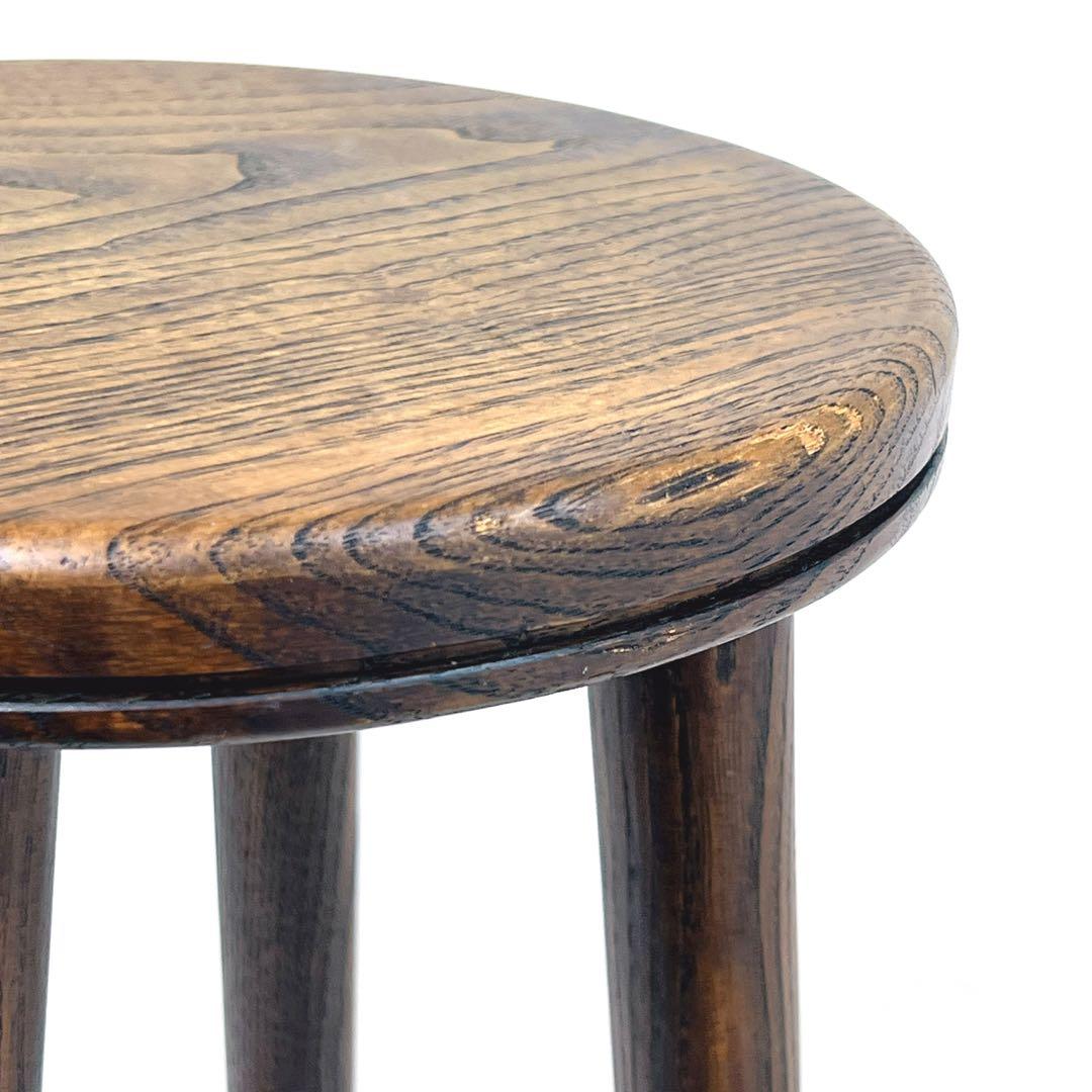 【極美品】　希少　木童工房　木製　ゴーフレットスツール 飛騨高山　アンティーク