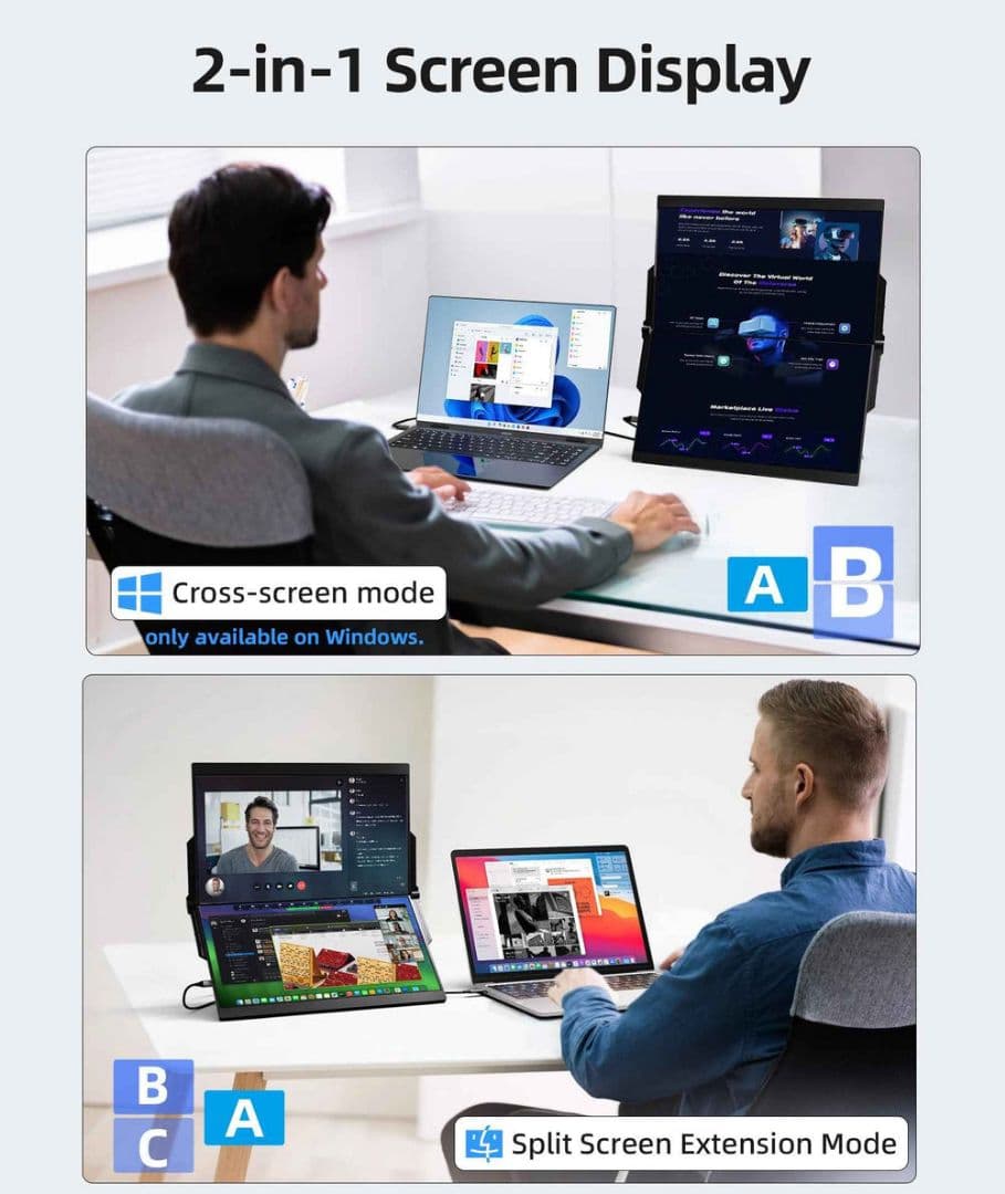 【totyou】ingnok デュアル モバイルモニター