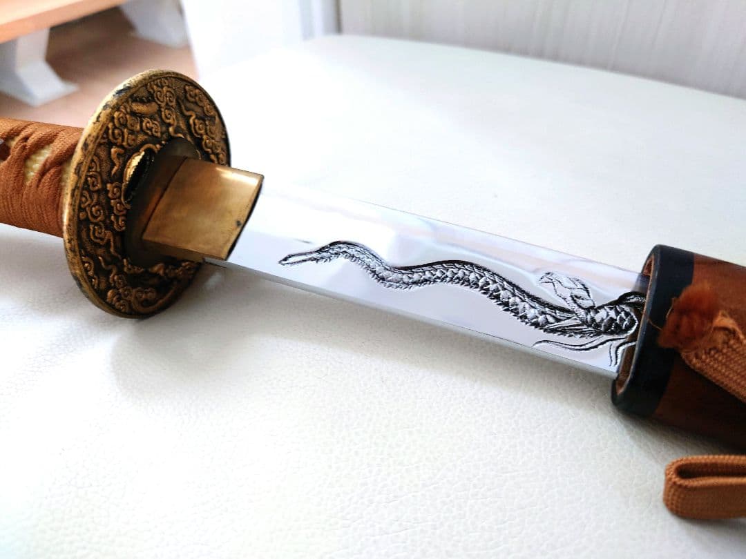 模造刀　龍刻　大刀　居合刀　武具