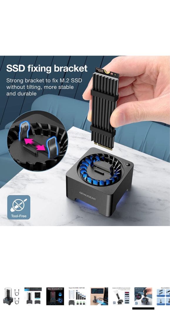 Monster 2TB PCIe Gen4 SSD ヒートシンク搭載