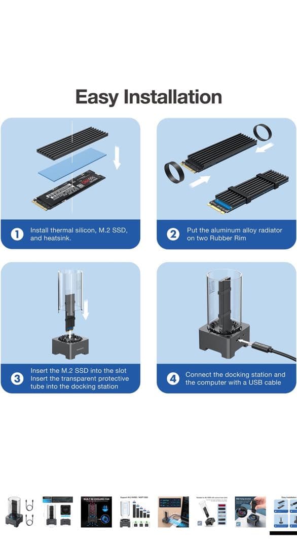 Monster 2TB PCIe Gen4 SSD ヒートシンク搭載