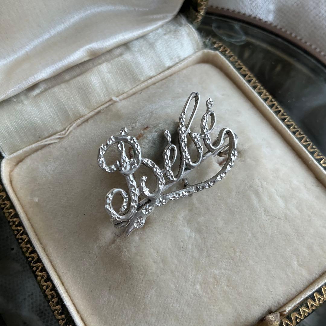 フランス　アンティーク　BEBE　ブローチ　ベベ　ベビー　ドール用に♡