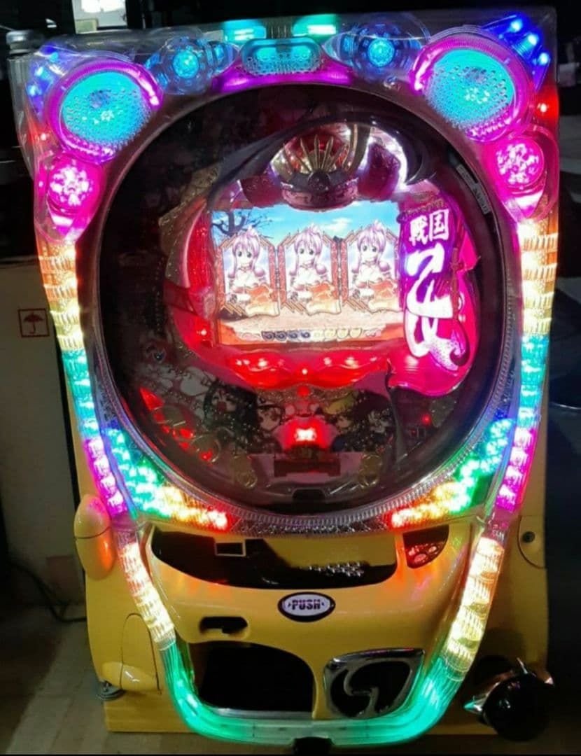 パチンコ実機　初代　CRA戦国乙女9AW　1/99ver　甘デジ　循環式　激レア