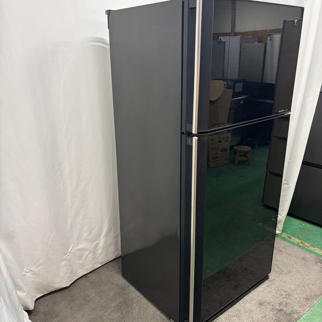 5　SHARP　冷蔵庫　500-600ℓ　大容量　黒　右開き　設置無料　安い‼️