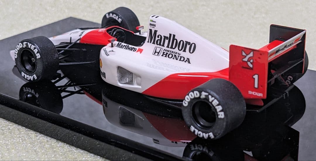 タメオ マクラーレンホンダMP4/6 完成品 1/43