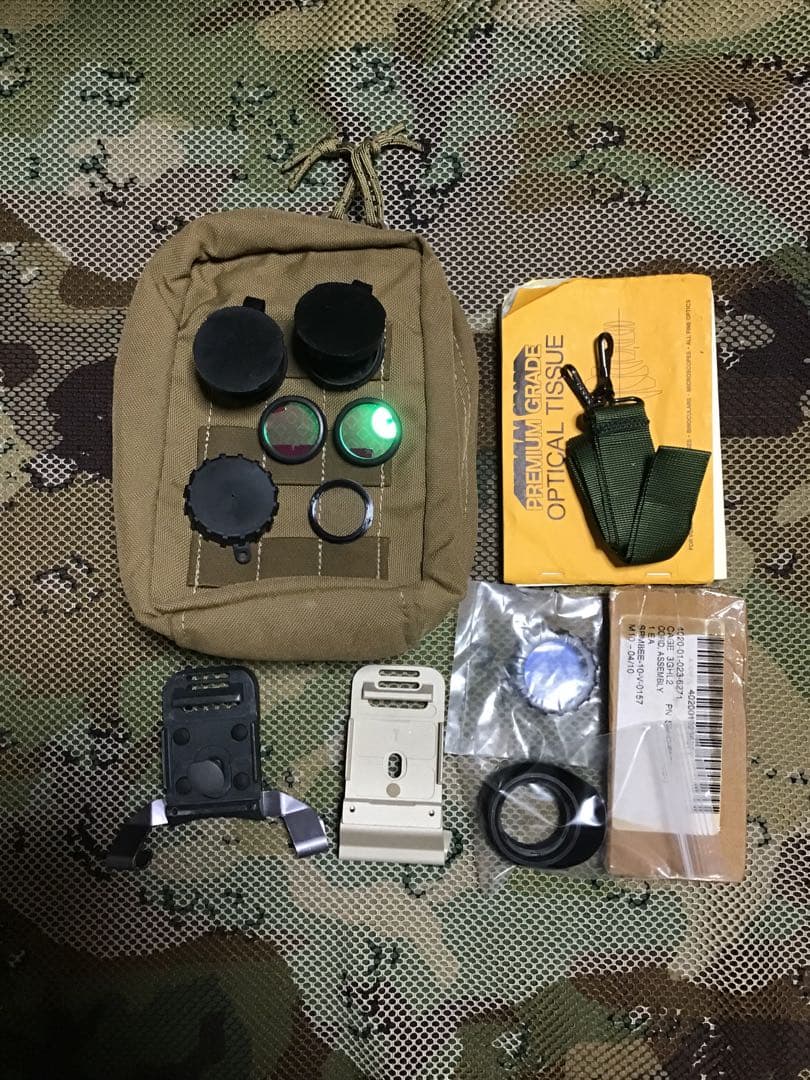 米軍放出品実物　ナイトビジョンマウント，レンズセット中古品2