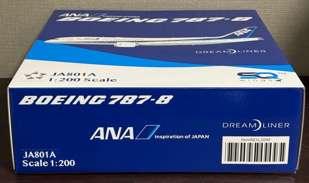 そ*ょ様 SQWings ANA 全日空 B787-8 JA801A 1/200