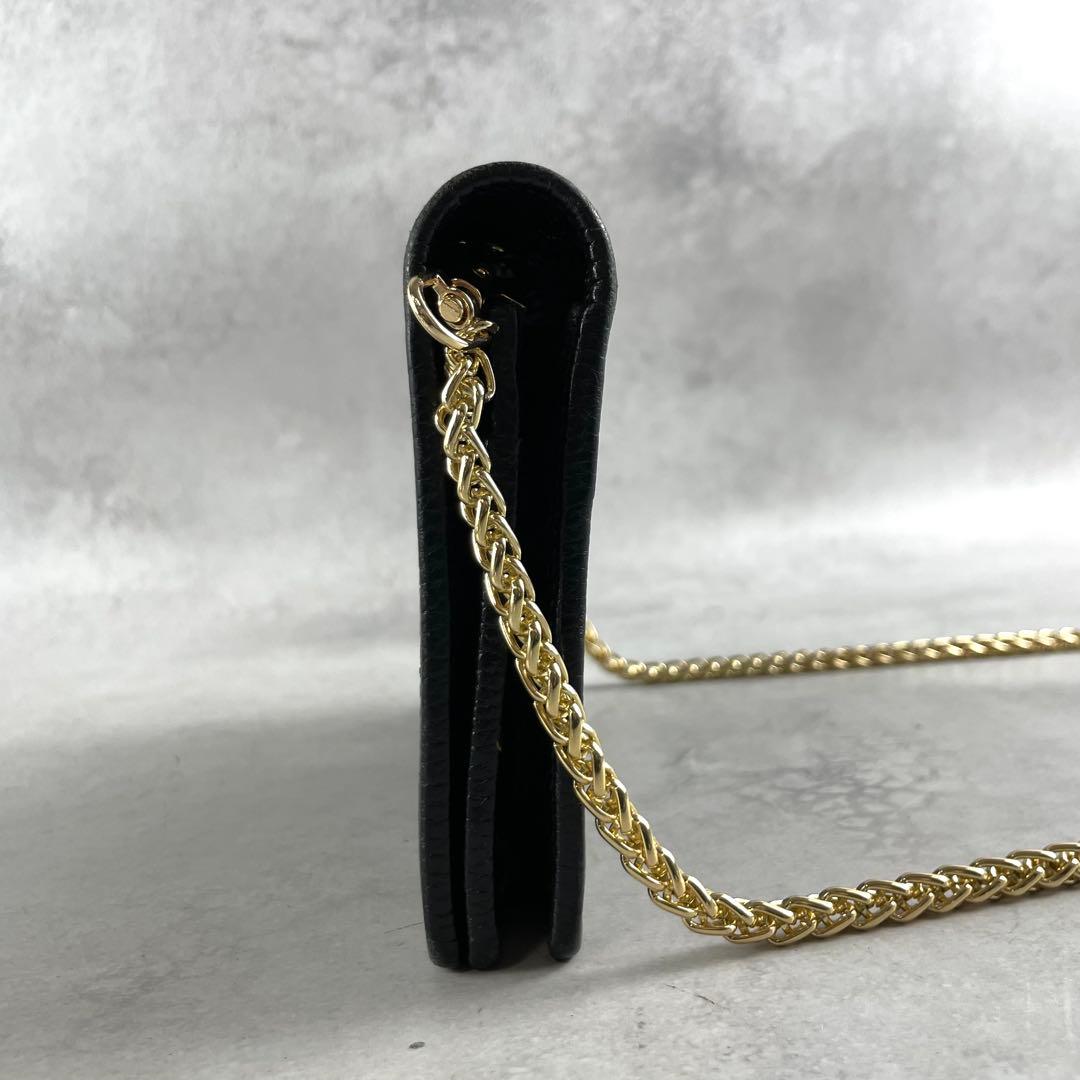 入手困難✨ GUCCI グッチ チェーンショルダー ウォレット ブラック