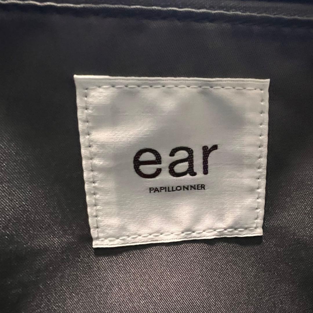 未使用美品✨イアパピヨネ ワイドテープショルダー ホワイトストーン ブラック