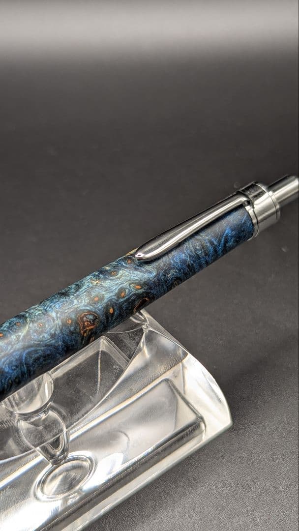 351ペン工房翌檜　スタビライズドウッドバーチバール　木軸シャーペン　ボールペン