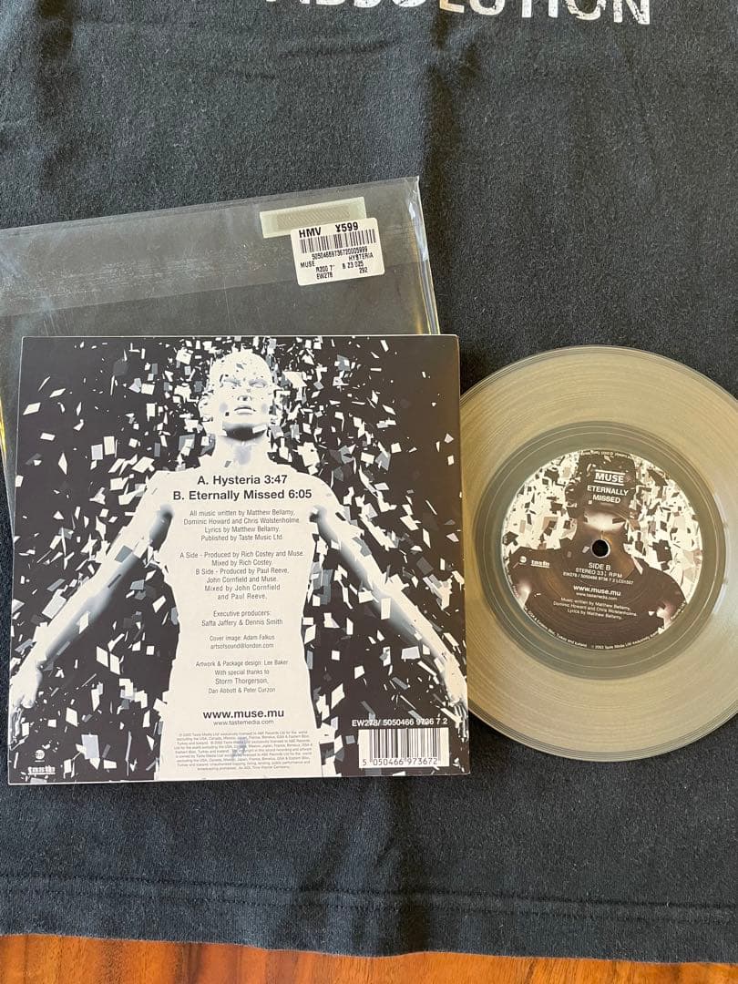 MUSE ミューズ　ヒステリア　サイン　レコード　tシャツ　4点　値引交渉不可